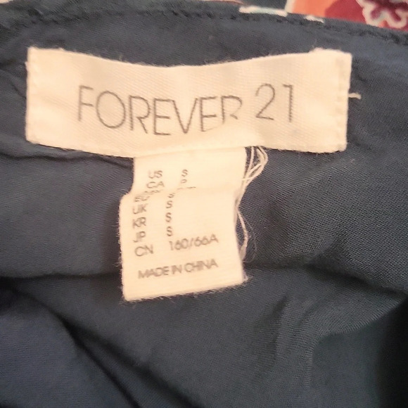 Forever 21 Hunter Green Floral Lace Up Romper - Picture 5 of 5